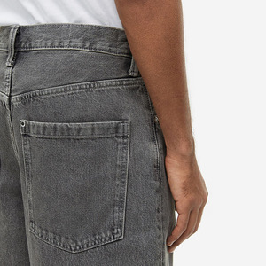 Pantalones vaqueros holgados con lavado ácido para hombre, ropa de calle informal con botones, pantalones vaqueros de longitud completa de cintura alta, pierna ancha sólida para primavera - Product Image 4