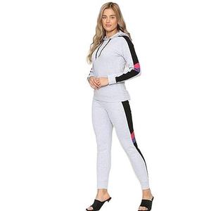Ropa de entrenamiento de fabricante OEM, chándal para mujer, chándal de talla grande, chándal con capucha informal personalizado, chándal - Product Image 6