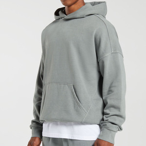 <b>Men's</b> hoodies custom drop shoulder Pockets functional Hoodies oversize <b>pullover</b> Heavyweight hoodie for <b>men</b> Hoodies - Product Image 4