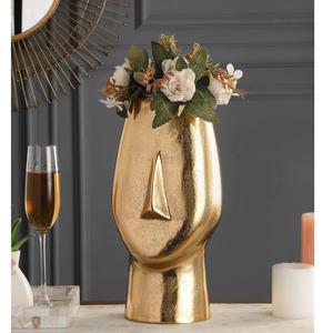 Jarrón de Flores de Aluminio Art Deco Hecho a Mano de Primera Calidad, Centro de Mesa, Decoración de Bodas, Uso en Hoteles y Restaurantes, Mejor Precio - Product Image 3