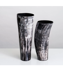 แจกันดอกไม้บัฟฟาโลฮอร์นสไตล์เรียบง่ายทันสมัยโต๊ะในห้องนั่งเล่นแจกันดอกไม้สำหรับตกแต่งบ้านสีเขาธรรมชาติ - Product Image 5