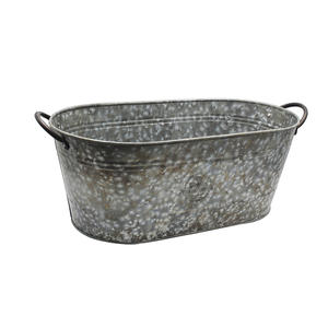 Macetas de metal de nuevo diseño con juego de soporte de 2 macetas de metal de decoración fabricante y exportador al por mayor - Product Image 6