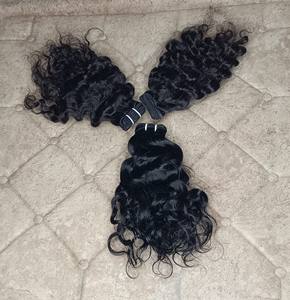 Produit de tissage de qualité d'extensions de cheveux humains indiens Remy de 16 pouces avec texture bouclée - Product Image 2