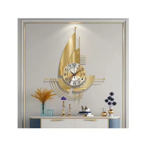 Reloj de pared montado en la sala de estar, artesanía de hierro, hogar, oficina, Interior, decoración moderna, reloj de pared de Azora Industries - Product Image 4