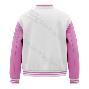 Chaquetas Varsity Personalizables con Logotipo Frontal, 100% Lana, Resistentes al Viento, Transpirables, Pedidos al por Mayor OEM, Calidad de Exportación - Product Image 3
