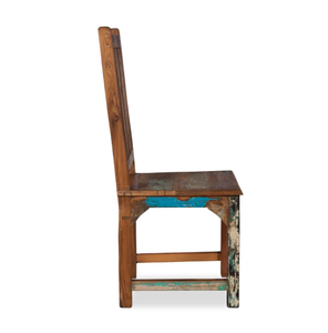 Sillas de comedor Sillas de sala de estar Marco de metal multifuncional industrial único Parte superior de madera y muebles de madera y comedor - Product Image 3