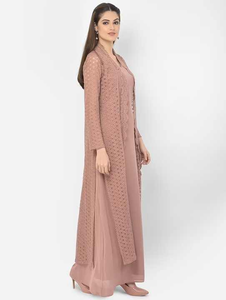 Vestido informal de encaje para mujer, camisa, manga, con volantes, diseño abstracto, ideal para uso diario - Product Image 4