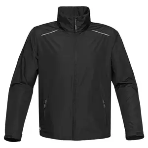 เสื้อแจ็คเก็ตผ้าโพลีเอสเตอร์สำหรับผู้ชายสามารถปรับแต่งได้ทั้งสภาพอากาศและเปลี่ยนแปลงได้