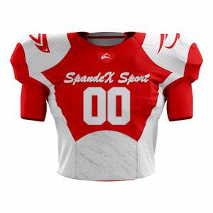 Ropa de equipo de fútbol americano de alta calidad personalizable, camisetas cortas transpirables para verano, opciones de talla grande disponibles impresas - Product Image 3