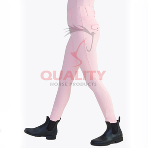 Medias de entrenamiento ecuestre de cintura alta para mujer, tela suave al tacto para montar en el día, ajuste seguro, comodidad perfecta, ropa para montar a caballo - Product Image 4