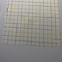 Tissu de chemise en toile premium Fastar imprimé à carreaux et rayures, aspect lin, anti-boulochage, poids lourd, 120 GSM, pour garçons et filles