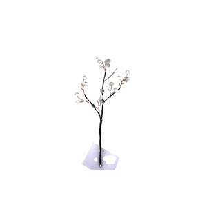 Arbre décoratif de luxe moderne en fer et en verre pour salon Design classique Décoration de fête et de mariage faite à la main - Product Image 1