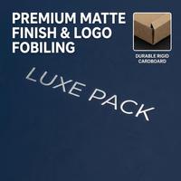 Boîte cadeau magnétique pliable avec logo estampé à chaud, polyvalente pour les cadeaux de clients VIP, commande en gros, taille personnalisée, qualité standard élevée
