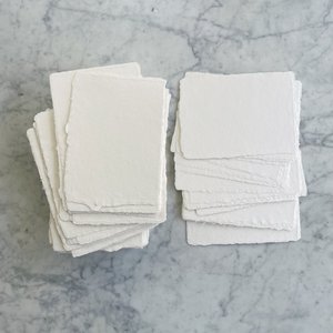 Woodfree Deckle Edge Vintage papel hecho a mano 150 Gsm hojas para Escribir caligrafía impresión álbum de recortes manualidades papeles - Product Image 2