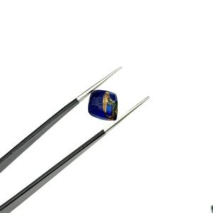 Cuentas de Turquesa Azul Mohave en Forma de Hoja Facetada, Piedras Preciosas Sueltas para Joyería - Product Image 4