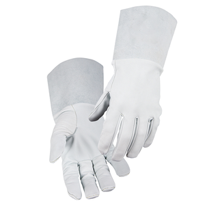 Wholesale Cow split leather Full fingers Heat Resistant Tig Welding <b>gloves</b> High Quality Custom logo Tig Welding <b>Gloves</b> - Product Image 1