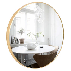 Nouveau miroir mural rond pour la décoration de la maison, salle de bain et hôtels, avec couleur et taille personnalisées - Product Image 6