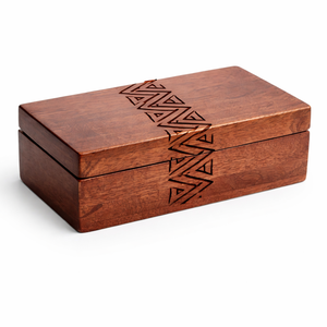 NOUVELLE ARRIVÉE Boîte en bois avec gravure de dentelle florale, boîte décorative élégante pour cadeaux et rangement À VENDRE - Product Image 6