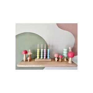 Giocattolo Montessori in legno naturale,