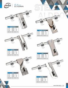 Best Quality Aldrops Chrome Plated Stainless Steel Modern <b>Door</b> Easy Installation for Mall Villa Hotel Bedroom Use-5 Year - Product Image 3