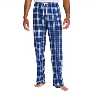 Pantalones reales de franela para hombre, pantalones de pijama suaves y acogedores con cintura elástica, perfectos para dormir y ropa informal para el hogar - Product Image 2