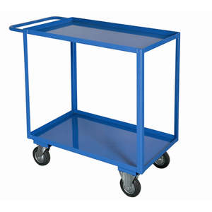 Large 2-Tier Standing Type Storage Rack with Retaining <b>Edge</b> for <b>Tool</b> Organization - Product Image 1