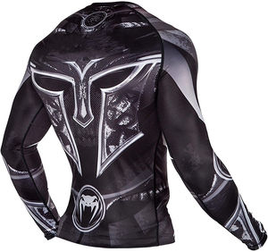 Chemise à manches longues imprimée par sublimation personnalisée MMA Rashguard du fabricant BJJ Rashguard pour hommes - Product Image 3