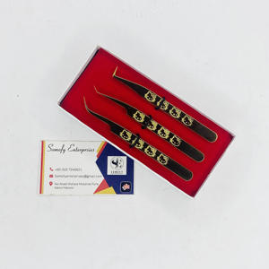 Hot Picks Nueva llegada Gold Kitty Pinzas para pestañas Top Trend Diseño popular con material de acero inoxidable sostenible - Product Image 3