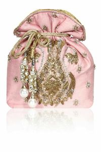 Bolsos Únicos con Bordado PERFECTO, Bolsos de Mano con Bordado Estilo Bohemio, Diseño Elegante con Forro de Perlas para Bodas - Product Image 2