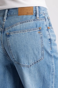 Cómodas mujeres Casual Denim Jeans Regular Fit High Street Style Hole bordado cinturón decoraciones - Product Image 4