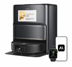 Aspiradora Robótica Inalámbrica de Alto Rendimiento Movas Z60 Ultra con Diseño de Rodillo y Potencia de Succión de 28,000 y Garantía - Product Image 1