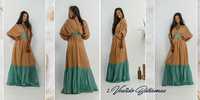 Robe maxi prête-à-porter, robe maxi bohème, robe longue à manches longues