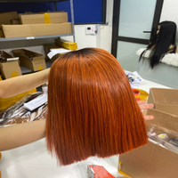 2023 Grande Vente en Gros Perruques Complètes en Dentelle Cheveux Humains Vietnamiens Vierge à Cuticules Alignées, Doux et Légers