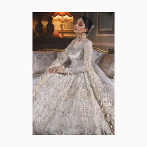 Traje nupcial pakistaní de diseñador para mujer para fiestas de boda, proveedor indio, exportador, seda Modal, elegante tela India pakistaní - Product Image 3