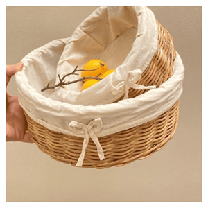 Paniers en rotin tressé Paniers de rangement en rotin naturel pour les jouets de la crèche, les couvertures et la décoration intérieure Fabriqués au Vietnam - Product Image 3