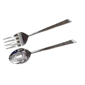 Juego de cubiertos de acero inoxidable para servir ensaladas, Hotel, restaurante, boda, fiesta, comida, cubiertos, Material de Metal - Product Image 6