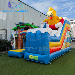 Nuevo diseño al aire libre comercial que rebota casas castillo inflable salto Castillo rebote casa inflable Combo Hupfburg para la venta - Product Image 4