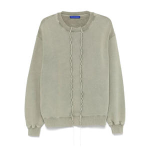 Fabricantes de Ropa, Sudadera Personalizada con Logotipo OEM, Sudadera con Cuello Redondo y Pedrería Bordada, Camiseta Transpirable - Product Image 6