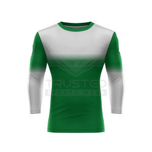 Meilleure qualité pour hommes à manches longues Rash Guard personnalisable respirant MMA Rush Guards directement du fabricant - Product Image 1