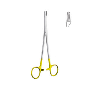 Soporte de aguja de acero inoxidable, fórceps de sutura, manual, alta fuerza de sujeción, instrumento quirúrgico médico Ent General - Product Image 1