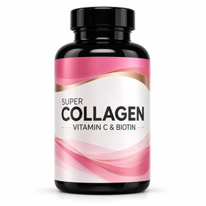 OEM Private Label Super-Kollagen-Tabletten mit Vitamin C und Biotin Nahrungsergänzungsmittel Maßgeschneiderte Formel Individuelles Logo - Product Image 1
