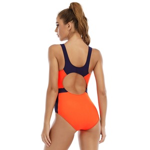Traje de baño deportivo de carreras de una pieza para mujer, traje de baño deportivo para atletas, Bikini estampado, ropa de playa para carreras - Product Image 4