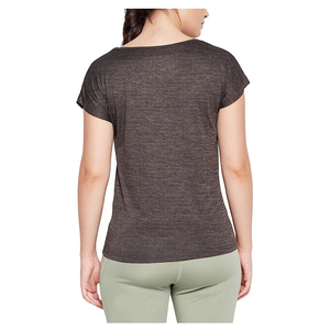 Women's Slim Fit Lightweight <b>Yoga</b> Gym Fitness Running T-Shirt New Design with Short Sleeves - Product Image 4