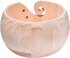 Ooden-cuenco de hilo de madera para niquelar, cuenco de hilo de madera de 15cm - Product Image 4