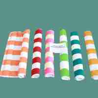 Ensemble de 5 serviettes en coton éponge tendance, réutilisables et portables, avec sac anti-poussière écologique, pour des soucis réduits