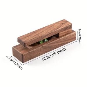 クリエイティブ木製フックシンプル木製タオルホルダーバスルーム壁掛け布ホルダーフック粘着タオルラック - Product Image 3