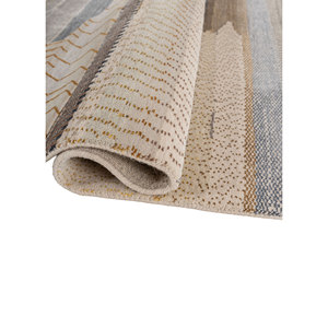 Manchaha Ivory Hand Knotted Wool Bamboo Silk Rug Living Room Carpet Abstract Pattern for Teenagers Rectangle <b>Hallway</b> Les-2939 - Product Image 2