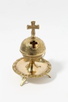 Brûleur d'encens de luxe en laiton, écologique, style indien, en forme de croix, décoratif, objet de collection, pièce maîtresse pour la maison et l'hôtellerie