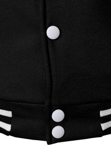 Manteaux de baseball décontractés pour hommes en cuir Street Plus Nouvelle lettre brodée Coupe-vent mince Style hip-hop américain Veste ample - Product Image 2