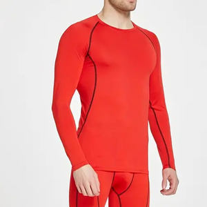 Camiseta de compresión OEM para hombres, entrenamiento deportivo, gimnasio, entrenamiento, camisetas atléticas, camisetas de compresión de entrenamiento para hombres - Product Image 5